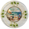 Dollar Tree CLEAR ROUND Plastic PLATE Beach Scene 4 Wall Art Design Handmade Home Decor Gift Idea Crafters Delight {{ JAMsCraftCloset }}