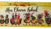 Decoupaged Vintage Hand Saw HEN CHARM SCHOOL Country Hens Chickens Whimsical Wall Art Home Decor Farmhouse Decor Gift Idea - JAMsCraftCloset