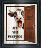Digital Rectangle Graphic BATHROOM Design SVG-PNG-JPEG Decoupage Sublimation ARE YOU POOPING - COW Farm Animal Download Crafters Delight - JAMsCraftCloset