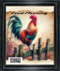 DIGITAL RECTANGLE Graphic Design GOOD MORNING ROOSTER - PNG SVG Lake House Sign Farmhouse Country Home Cabin Wall Art Shelf Sitter Decor Gift Crafters Delight {{ JAMsCraftCloset }}