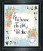 RECTANGLE SHAPED Digital Graphic Design Floral - WELCOME TO MY KITCHEN - PNG SVG Lake House Sign Farmhouse Country Home Cabin KITCHEN Wall Art Decor Chef Gift Crafters Delight - JAMsCraftCloset