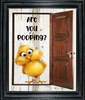 Digital Rectangle Graphic BATHROOM Design SVG-PNG-JPEG Decoupage Sublimation ARE YOU POOPING - BIG EYED CHICK - Farm Animal Download Crafters Delight - JAMsCraftCloset