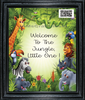 DIGITAL RECTANGLE Graphic Design WELCOME TO THE JUNGLE LITTLE ONE - PNG SVG NURSERY DECOR Wall Art Shelf Sitter Decor KIDS ROOM Gift Crafters Delight - JAMsCraftCloset