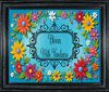 RECTANGLE SHAPED Digital Graphic Design VIBRANT FLORAL - BLOOM WITH KINDNESS - PNG SVG Store or Shop Sign Farmhouse Country Home Cabin Wall Art Decor Gift Crafters Delight HAPPY CRAFTING {{ JAMsCraftCloset }}