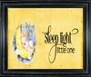 RECTANGLE SHAPED Digital Graphic Design SLEEP TIGHT LITTLE ONE - GIRL YELLOW - PNG SVG PDF Farmhouse Country Home Cabin NURSERY Wall Art Decor Gift Crafters Delight HAPPY CRAFTING - JAMsCraftCloset