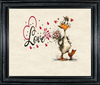 Digital Rectangle Graphic Design VALENTINE LOVE - DUCK WITH FLOWERS - PNG SVG PDF JPEG Farmhouse Country Home VALENTINE'S DAY HOLIDAY Decoupage Sublimation &nbsp;Design Gift Crafters Delight - JAMsCraftCloset
