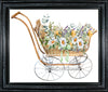 DIGITAL GRAPHIC DESIGN-Country-Vintage BABY PRAM CARRIAGE Daisy-Sublimation-Download-Digital Print-Clipart-PNG-SVG-JPEG-Crafters Delight-Baby Gift-Digital Art - JAMsCraftCloset