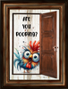 Digital Rectangle Graphic BATHROOM Design SVG-PNG-JPEG Decoupage Sublimation ARE YOU POOPING - BLUE CHICK - Farm Animal Download Crafters Delight - JAMsCraftCloset