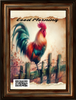 DIGITAL RECTANGLE Graphic Design GOOD MORNING ROOSTER - PNG SVG Lake House Sign Farmhouse Country Home Cabin Wall Art Shelf Sitter Decor Gift Crafters Delight {{ JAMsCraftCloset }}