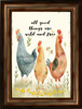 RECTANGLE SHAPED Digital Graphic Design HENS - WILD AND FREE - PNG SVG Lake House Sign Farmhouse Country Home Cabin Wall Art Shelf Sitter Decor Chef Gift Crafters Delight - JAMsCraftCloset