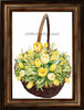 DIGITAL GRAPHIC DESIGN-Country-Floral-YELLOW TULIPS-Vintage-Basket 1-Sublimation-Download-Digital Print-Clipart-PNG-SVG-JPEG-Crafters Delight-Digital Art - JAMsCraftCloset