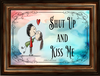 MUG Coffee Full Wrap Sublimation Funny Digital Graphic Design Download SHUT UP AND KISS ME SVG-PNG Holiday Halloween Crafters Delight - JAMsCraftCloset