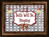 RECTANGLE SHAPED Digital Graphic Design BELLS WILL BE RINGING - PNG SVG Lake House Sign Farmhouse Country Home Cabin HOLIDAY Wall Art Decor Gift Crafters Delight HAPPY CRAFTING - JAMsCraftCloset
