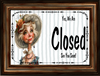 RECTANGLE SHAPED Digital Graphic Design CLOSED SIGN - PNG SVG Store or Shop Sign Farmhouse Country Home Cabin Wall Art Decor Gift Crafters Delight HAPPY CRAFTING - JAMsCraftCloset