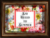 TUMBLER Full Wrap Sublimation Digital Graphic Design Download SAY HELLO TO SUMMER SVG-PNG Kitchen Patio Porch Decor Gift Picnic Crafters Delight - Digital Graphic Design - JAMsCraftCloset