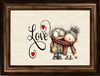 Digital Rectangle Graphic Design VALENTINE LOVE - ELDERLY COUPLE - PNG SVG PDF JPEG Farmhouse Country Home VALENTINE'S DAY HOLIDAY Decoupage Sublimation &nbsp;Design Gift Crafters Delight - JAMsCraftCloset