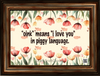 DIGITAL RECTANGLE Graphic Design OINK MEANS I LOVE YOU IN PIGGY LANGUAGE 2 - PNG SVG JPEG PDF Farmhouse Country Cabin ROMANCE Wall Art Home Decor Gift Crafters Delight - JAMsCraftCloset