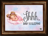 DIGITAL RECTANGLE Graphic Design BABY SLEEPING - GIRL - PNG SVG JPEG PDF Farmhouse Country Cabin NURSERY Wall Art Shelf Sitter Home Decor Gift Crafters Delight - JAMsCraftCloset