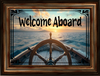 RECTANGLE SHAPED Digital Graphic Design WELCOME ABOARD Sublimation PNG SVG Lake House Sign Farmhouse Country Home Cabin BOAT CABIN CRUISER Wall Art Decor Wreath Gift Crafters Delight - JAMsCraftCloset