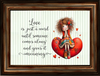 Digital Rectangle Graphic Design VALENTINE - LOVE IS JUST A WORD - PNG SVG PDF JPEG Farmhouse Country Home VALENTINE'S DAY HOLIDAY Decoupage Sublimation &nbsp;Design Gift Crafters Delight - JAMsCraftCloset