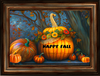 RECTANGLE SHAPED Digital Graphic Design HAPPY FALL - PUMPKIN - PNG SVG Lake House Sign Farmhouse Country Home Cabin HOLIDAY Wall Art Decor Gift Crafters Delight HAPPY CRAFTING - JAMsCraftCloset
