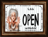 RECTANGLE SHAPED Digital Graphic Design OPEN SIGN - PNG SVG Store or Shop Sign Farmhouse Country Home Cabin Wall Art Decor Gift Crafters Delight HAPPY CRAFTING - JAMsCraftCloset