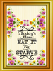 RECTANGLE SHAPED Digital Graphic Design EAT IT OR STARVE - PNG SVG KITCHEN Wall Art Decor Chef Gift Crafters Delight - JAMsCraftCloset