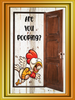 Digital Rectangle Graphic BATHROOM Design SVG-PNG-JPEG Decoupage Sublimation ARE YOU POOPING - RUNNING ROOSTER - Farm Animal Download Crafters Delight - JAMsCraftCloset