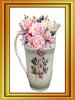 DIGITAL GRAPHIC DESIGN-Country-Vintage WHITE ROSE PITCHER Pink Roses-Sublimation-Download-Digital Print-Clipart-PNG-SVG-JPEG-Crafters Delight-Kitchen Decor-Gift-Digital Art- JAMsCraftCloset