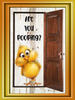 Digital Rectangle Graphic BATHROOM Design SVG-PNG-JPEG Decoupage Sublimation ARE YOU POOPING - BIG EYED CHICK - Farm Animal Download Crafters Delight - JAMsCraftCloset