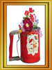 DIGITAL GRAPHIC DESIGN-Country-Floral-Vintage FLOUR SIFTER 2 Red Floral-Sublimation-Download-Digital Print-Clipart-PNG-SVG-JPEG-Crafters Delight-Digital Art - JAMsCraftCloset