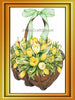 DIGITAL GRAPHIC DESIGN-Country-Floral-YELLOW TULIPS-Vintage-Basket 2-Sublimation-Download-Digital Print-Clipart-PNG-SVG-JPEG-Crafters Delight-Digital Art - JAMsCraftCloset