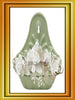 DIGITAL GRAPHIC DESIGN-Country-Floral-Vintage GREEN ENAMEL SOAP DISH White Floral-Sublimation-Download-Digital Print-Clipart-PNG-SVG-JPEG-Crafters Delight-Digital Art- JAMsCraftCloset
