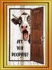 Digital Rectangle Graphic BATHROOM Design SVG-PNG-JPEG Decoupage Sublimation ARE YOU POOPING - COW Farm Animal Download Crafters Delight - JAMsCraftCloset