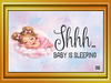DIGITAL RECTANGLE Graphic Design BABY SLEEPING - GIRL - PNG SVG JPEG PDF Farmhouse Country Cabin NURSERY Wall Art Shelf Sitter Home Decor Gift Crafters Delight - JAMsCraftCloset