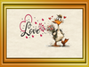 Digital Rectangle Graphic Design VALENTINE LOVE - DUCK WITH FLOWERS - PNG SVG PDF JPEG Farmhouse Country Home VALENTINE'S DAY HOLIDAY Decoupage Sublimation &nbsp;Design Gift Crafters Delight - JAMsCraftCloset