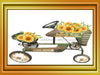 DIGITAL GRAPHIC DESIGN-Country-Floral-Vintage Tractor Sunflowers-Sublimation-Download-Digital Print-Clipart-PNG-SVG-JPEG-Crafters Delight-Digital Art- JAMsCraftCloset