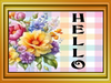 SQUARE Digital Graphic Design SPRING FLORAL - HELLO Sublimation PNG SVG Lake House Sign Farmhouse Country Home Cabin KITCHEN Wall Art Decor Wreath Design Gift Crafters Delight HAPPY CRAFTING - JAMsCraftCloset