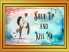 MUG Coffee Full Wrap Sublimation Funny Digital Graphic Design Download SHUT UP AND KISS ME SVG-PNG Holiday Halloween Crafters Delight - JAMsCraftCloset