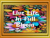 TUMBLER Full Wrap Sublimation Digital Graphic Design Vibrant Floral 2 Faith Design Download LIVE LIFE IN FULL BLOOM SVG-PNG Patio Porch Decor Gift Picnic Crafters Delight - Digital Graphic Design - JAMsCraftCloset