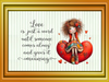 Digital Rectangle Graphic Design VALENTINE - LOVE IS JUST A WORD - PNG SVG PDF JPEG Farmhouse Country Home VALENTINE'S DAY HOLIDAY Decoupage Sublimation &nbsp;Design Gift Crafters Delight - JAMsCraftCloset