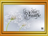 DIGITAL RECTANGLE Graphic Design JUST BREATHE - PNG SVG JPEG PDF Farmhouse Country Cabin POSITIVE SAYING Wall Art Home Decor Gift Crafters Delight - JAMsCraftCloset
