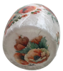 Glass VASE Decoupaged POPPIES Wedding Decor Shelf Sitter Vase Shabby Chic Victorian BoHo Decor Gift Idea - JAMsCraftCloset