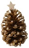 CHRISTMAS TREE Large Pine Cone With Bling Handmade Sparkly Christmas Holiday Winter Decoration Home Decor Shelf Sitter Gift Idea Unique