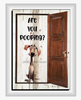 Digital Rectangle Graphic BATHROOM Design SVG-PNG-JPEG Decoupage Sublimation ARE YOU POOPING - DOG - Farm Animal Download Crafters Delight - JAMsCraftCloset