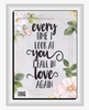 DIGITAL RECTANGLE Graphic Design I LOOK AT YOU AND FALL IN LOVE AGAIN 1 - PNG SVG JPEG PDF Farmhouse Country Cabin WEDDING Wall Art Shelf Sitter Home Decor Gift Crafters Delight - JAMsCraftCloset