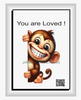 DIGITAL RECTANGLE Graphic Design YOU ARE LOVED- PNG SVG NURSERY DECOR Wall Art Shelf Sitter Decor KIDS ROOM Gift Crafters Delight {{ JAMsCraftCloset }}