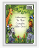 DIGITAL RECTANGLE Graphic Design WELCOME TO THE JUNGLE LITTLE ONE - PNG SVG NURSERY DECOR Wall Art Shelf Sitter Decor KIDS ROOM Gift Crafters Delight - JAMsCraftCloset