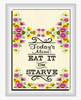 RECTANGLE SHAPED Digital Graphic Design EAT IT OR STARVE - PNG SVG KITCHEN Wall Art Decor Chef Gift Crafters Delight - JAMsCraftCloset