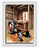 RECTANGLE SHAPED Digital Graphic Design ANTIQUE TRACTOR - READY TO WORK - PNG SVG Lake House Sign Farmhouse Country Home Cabin Wall Art Shelf Sitter Decor Chef Gift Crafters Delight - JAMsCraftCloset